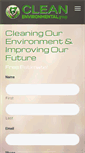 Mobile Screenshot of cleanenvironmentalgroup.com